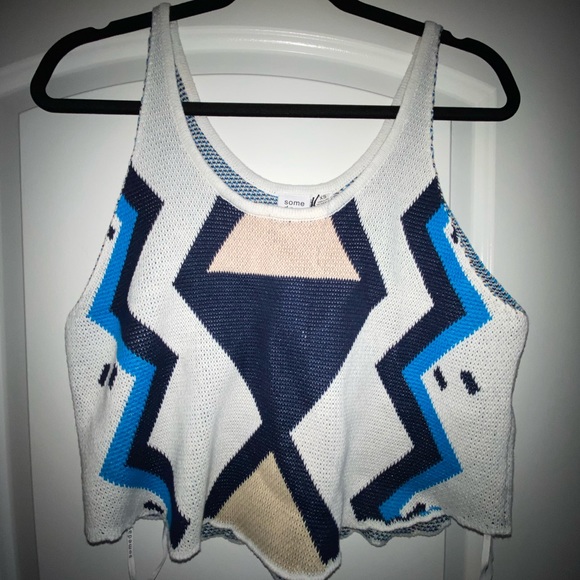 Crop sweater new Aztec print - Picture 1 of 1